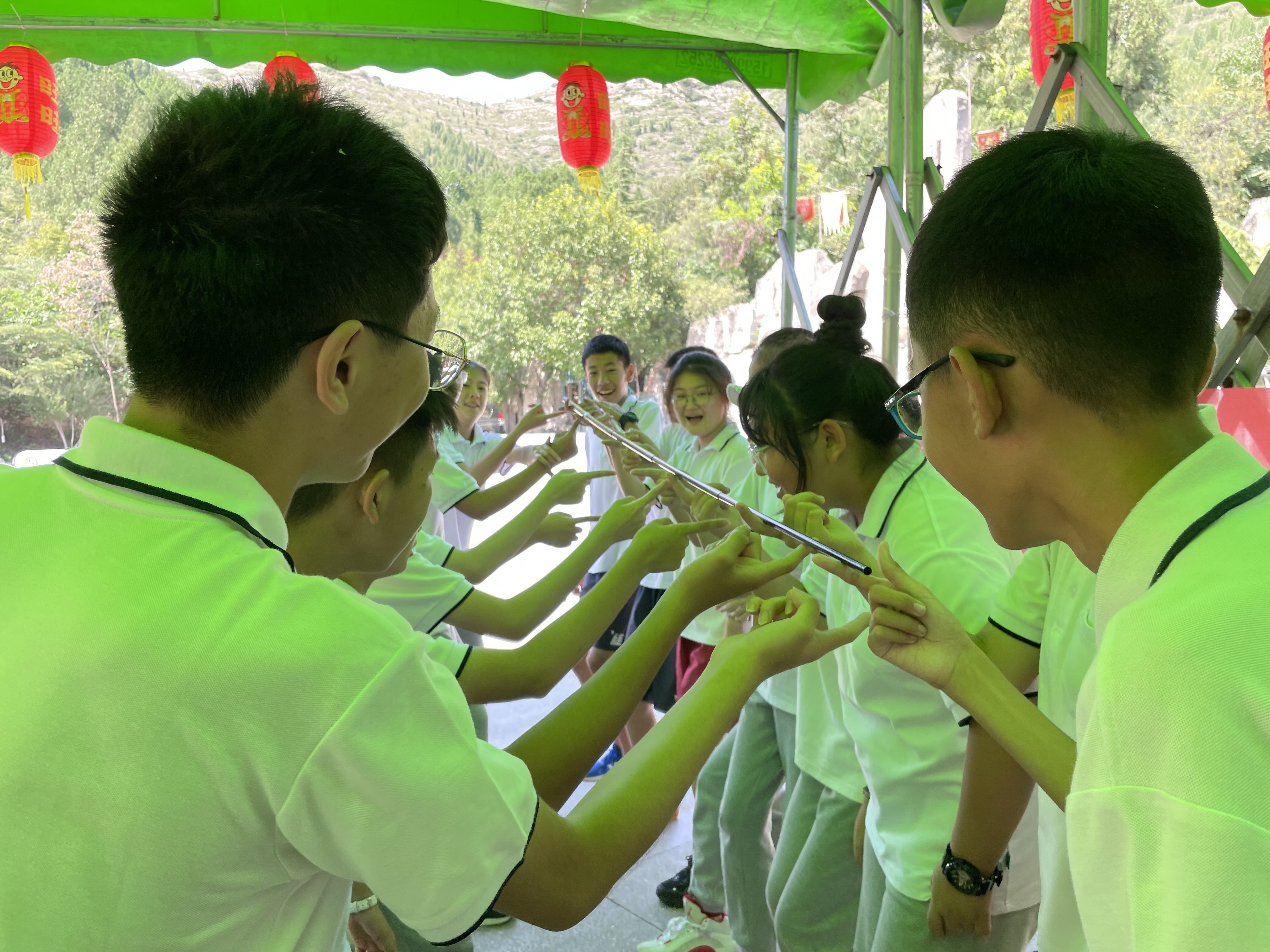 让每个凝心聚力的时刻绽放光彩！济南外国语学校户外拓展锻造团队意识(图10)